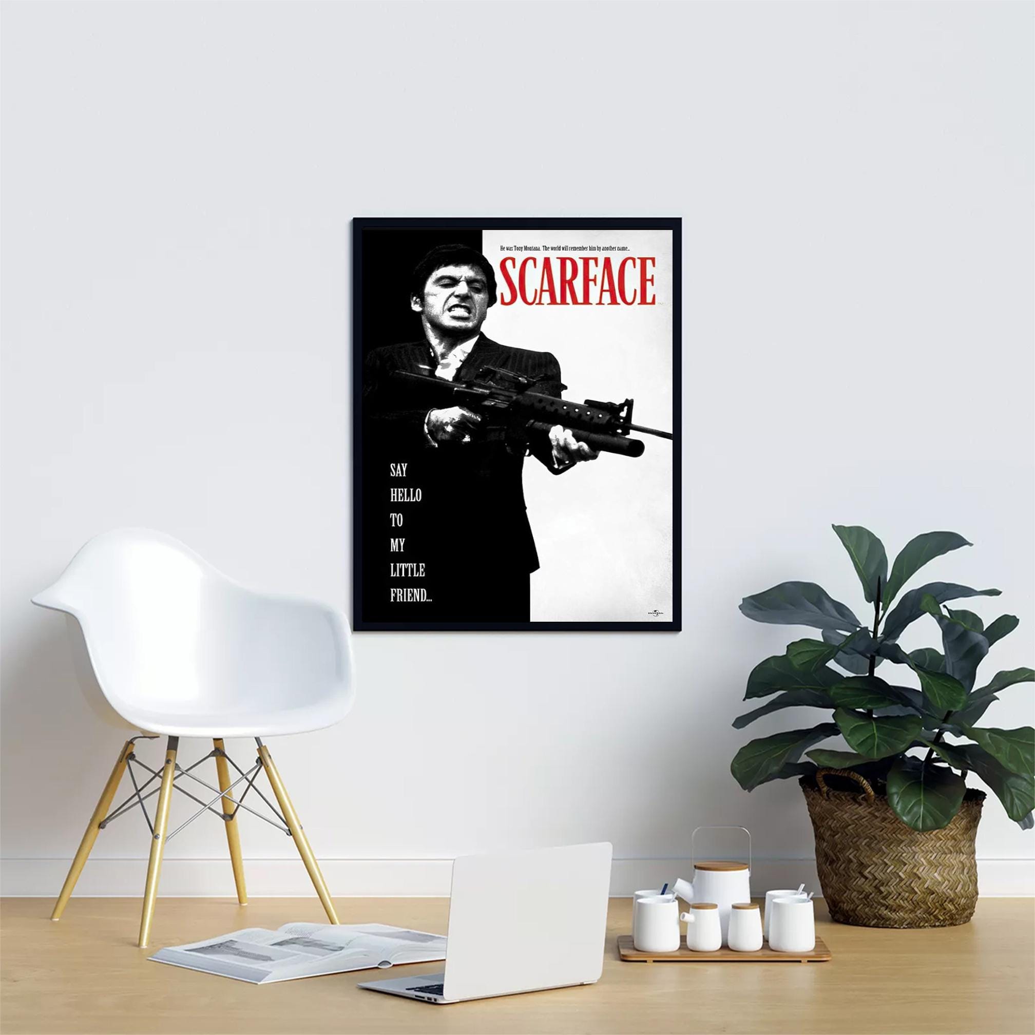 POSTER STOP ONLINE Scarface - Affiche de film, Belle affiche murale pour ceux qui aiment la décoration intérieure, Affiche de décoration murale