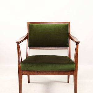 Classic armchair green oregano moher eclectic style living Room chair