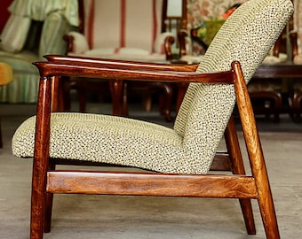 Vintage GFM-64 Sessel von E. Homa: Restauriertes Danish Modern Design