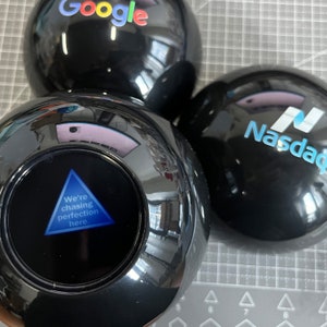 Custom magic 8 ball, 20 responses, custom eight ball, custom 8 ball, custom your responses on D20 with your logo or text