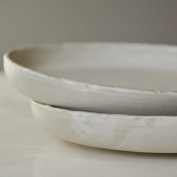 Duo of plates • Artisanal ceramics