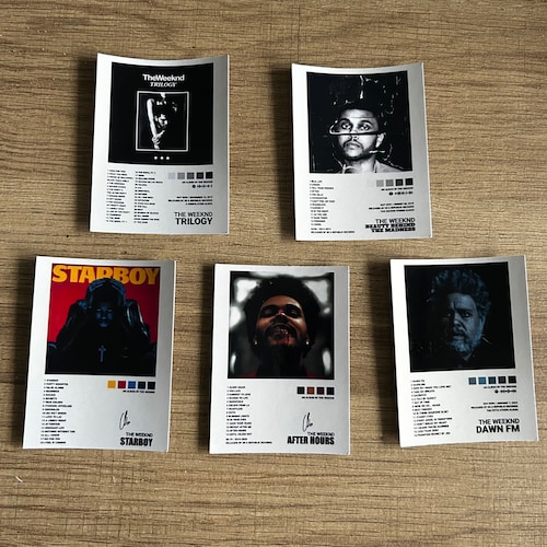 The Weeknd Stickers album Covers Etsy UK