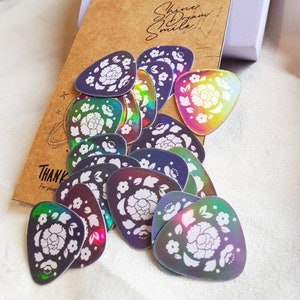 Batch Suga Tour Guitar Pick Design Stickers