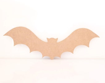 Wooden Halloween Shapes Pumpkin Bats Masks & More Craft Blanks MDF Wood Decor 
