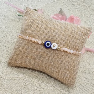 Bracelet perlé Evil Eye comprenant une carte porte-bonheur - Bracelet porte-bonheur Nazar