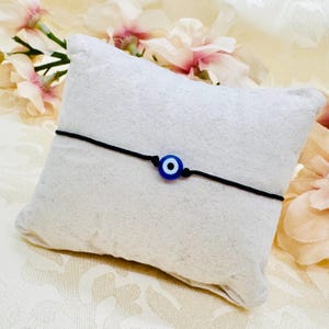 Evil Eye Makramee Armband inkl. Kärtchen - Nazar Glücksbringer Armband - Schutzarmband - Geschenk Männer