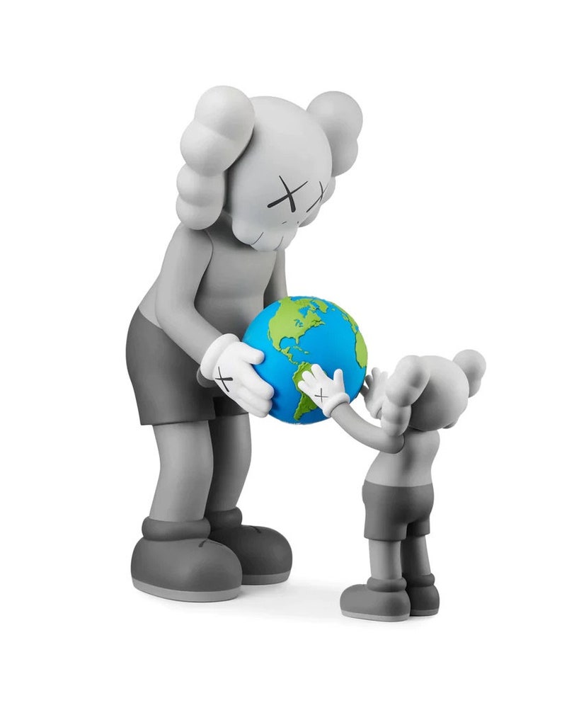 KAWS THE PROMISE Grey Sculpture 2022 - Etsy