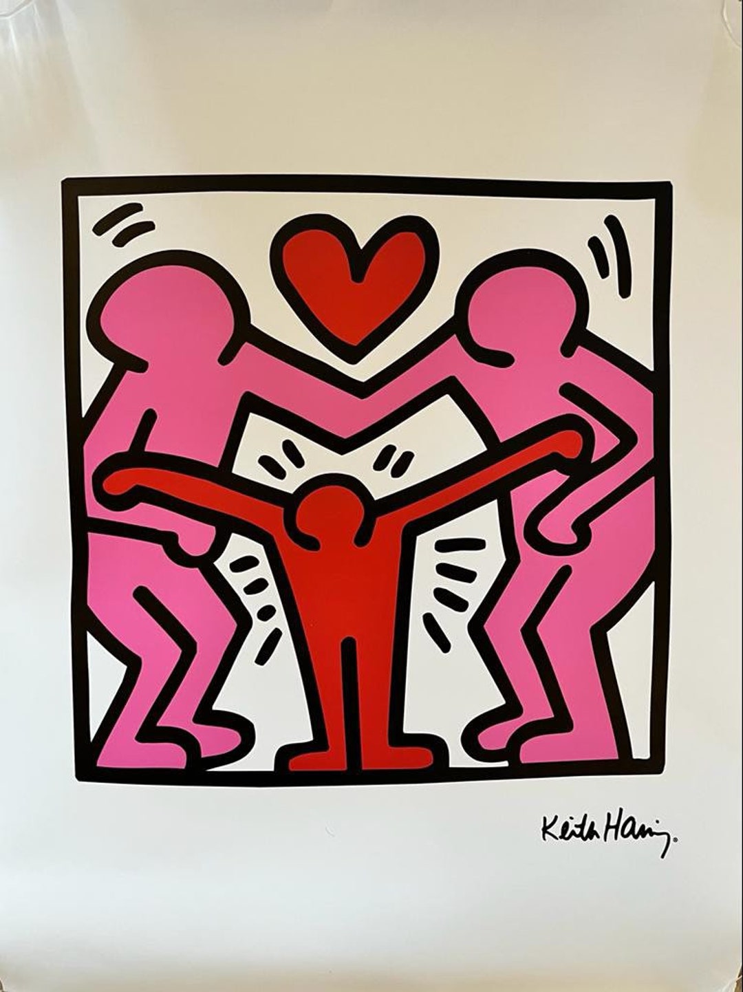Keith Haring Official Poster Moco Museum 60x80cm Etsy Ireland