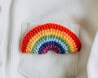 Rainbow brooch