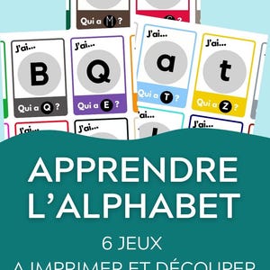 Cartes de jeu Alphabet