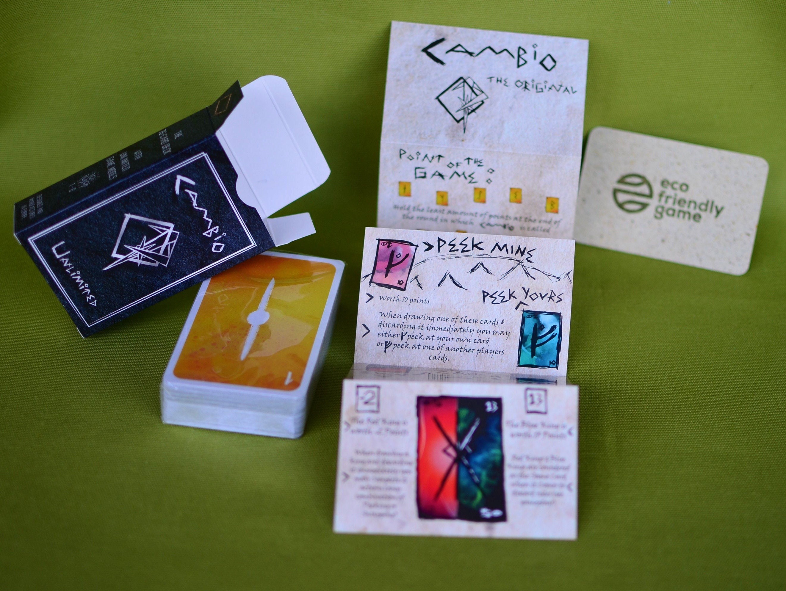 Cambio Unlimited 76-card Deck With Multiple Game Modes - Etsy