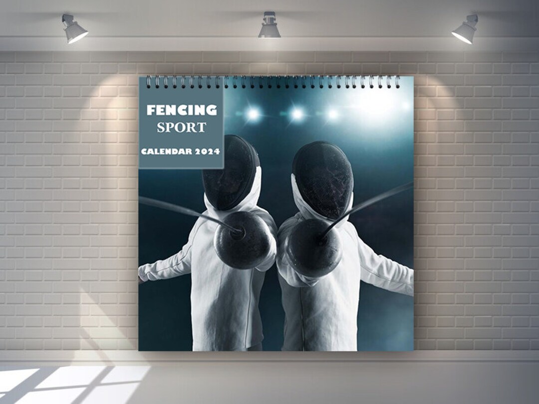Custom Photo / Personal Calendar 2025 Fencing Calendar 2025 Etsy
