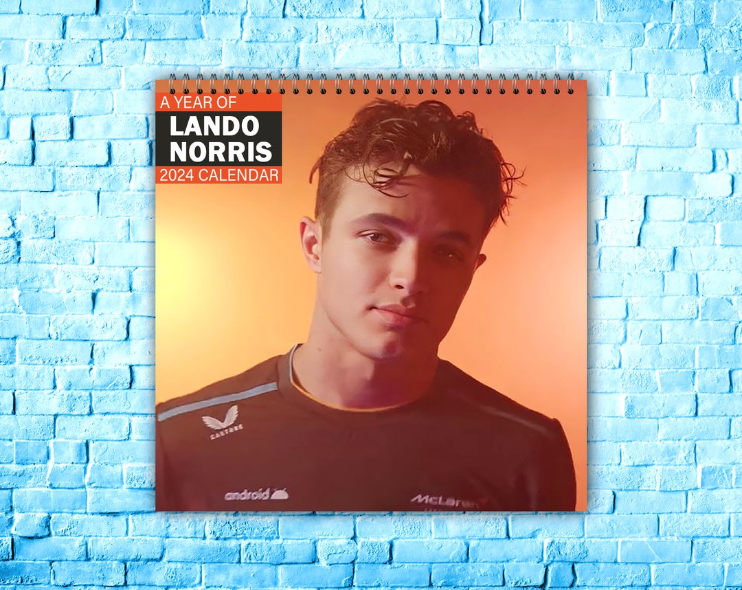 Lando Norris Calendar 2024 Celebrity Calendar 2024 2024 Etsy UK