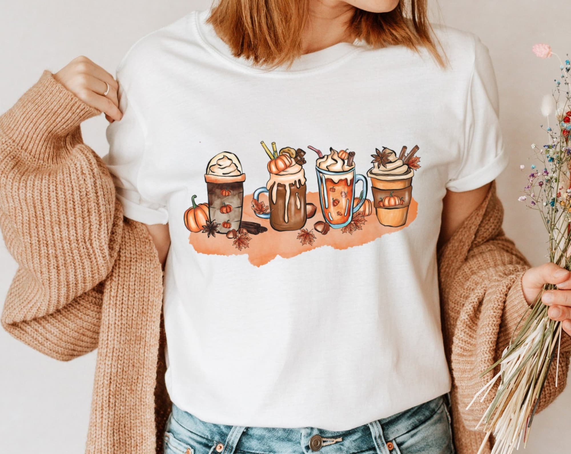 Discover Herbst Drinks Pumpkin Spice - Herbst T-Shirt