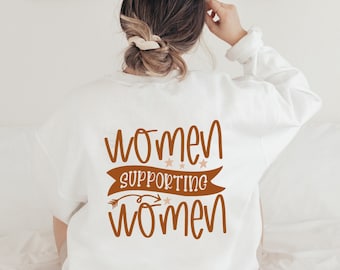Girl Power Pullover - Women supporting women Sweater - Boho Kleidung - Inspirational Clothing - Motivational Sweatshirt - Cottagecore-Style
