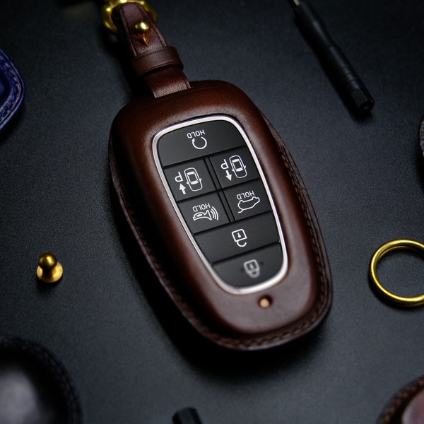 Leather 2023 Hyundai Palisade Key Fob Cover - Etsy