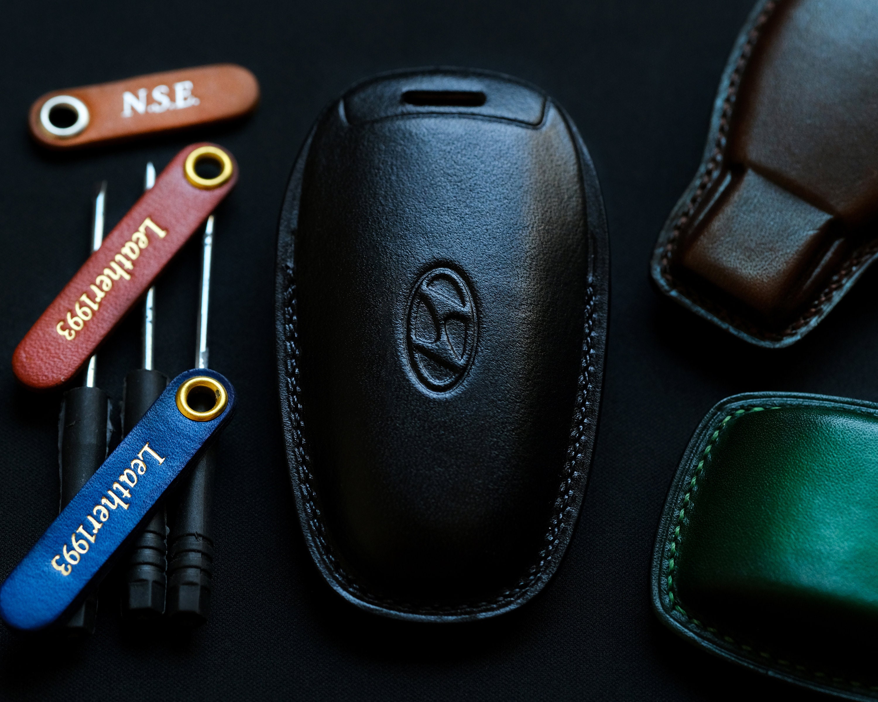 HYUNDAI Santa Cruz Key Fob Cover Leather Key Fob Cover 3 4 - Etsy