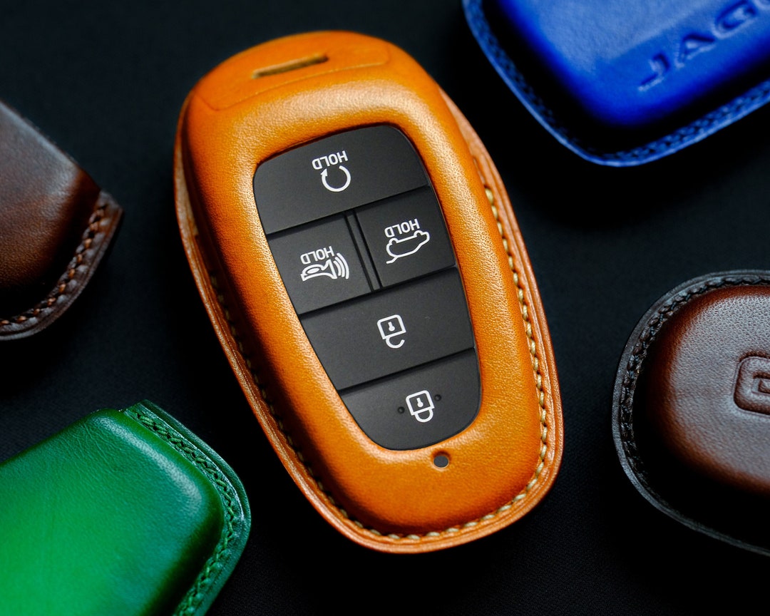 HYUNDAI TUCSON Key Fob Cover Leather Key Fob Cover 3 4 5 - Etsy