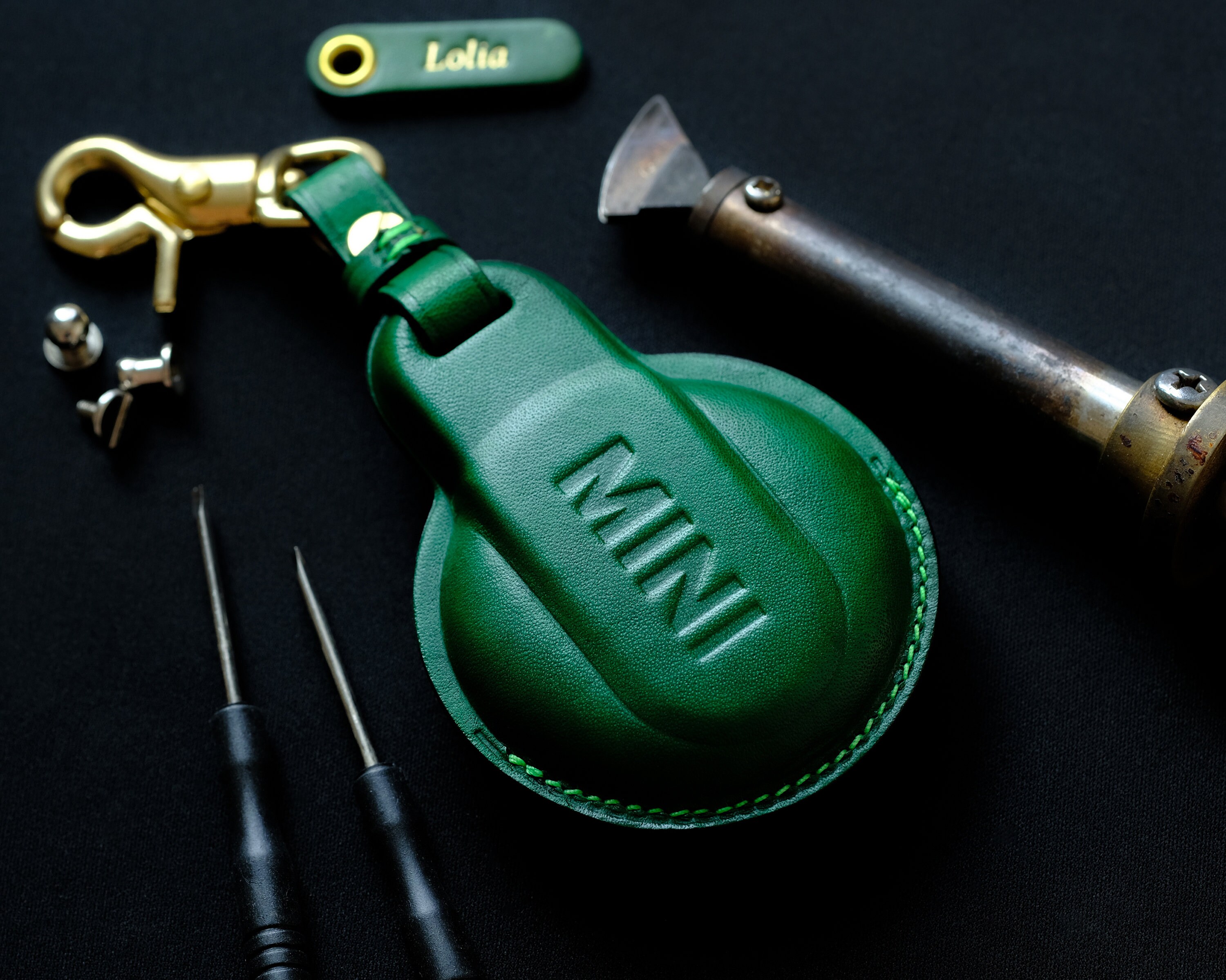 2014 2023 Mini Cooper Key Fob Cover Handcrafted Leather Etsy