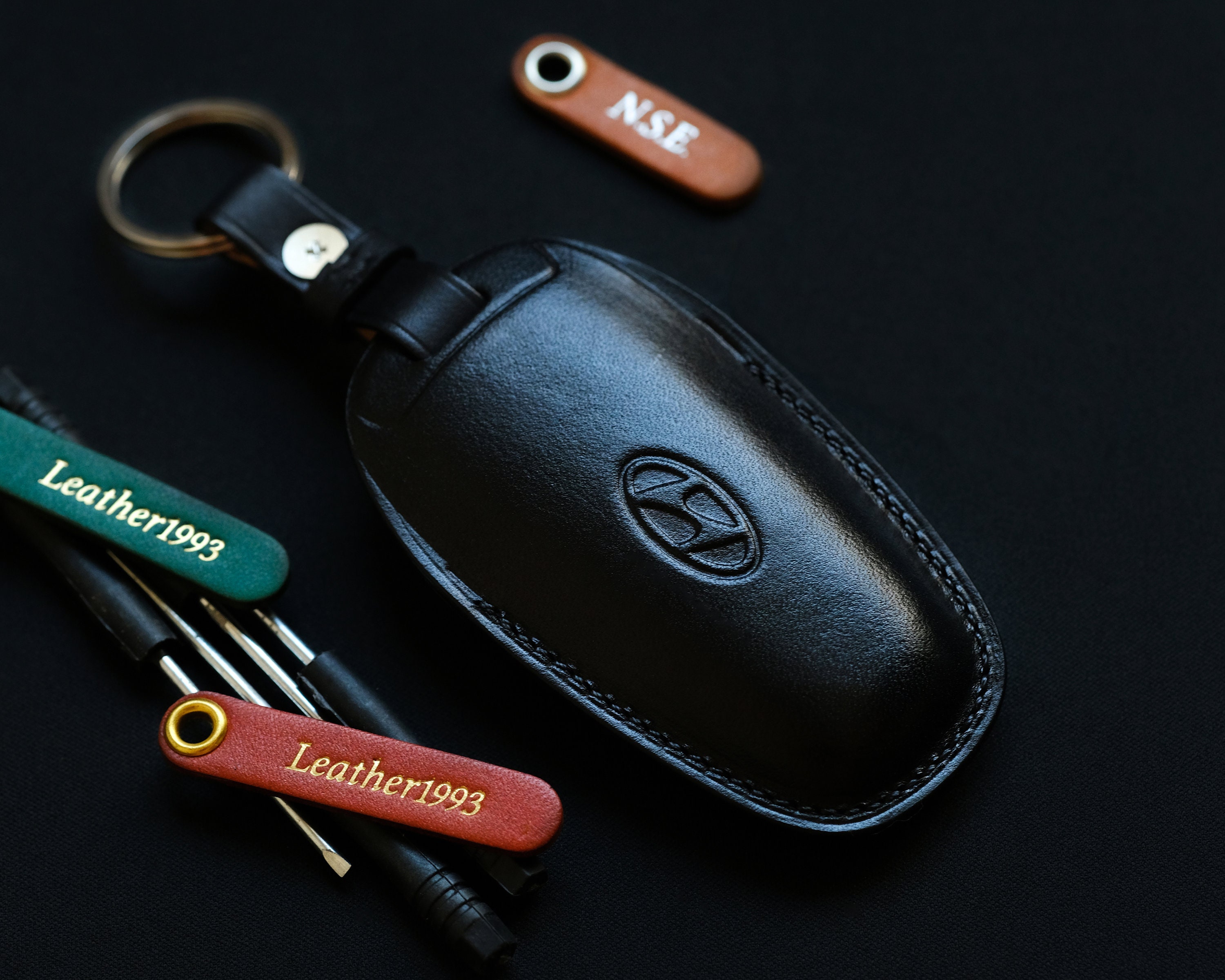 HYUNDAI Santa Cruz Key Fob Cover Leather Key Fob Cover 3 4 - Etsy