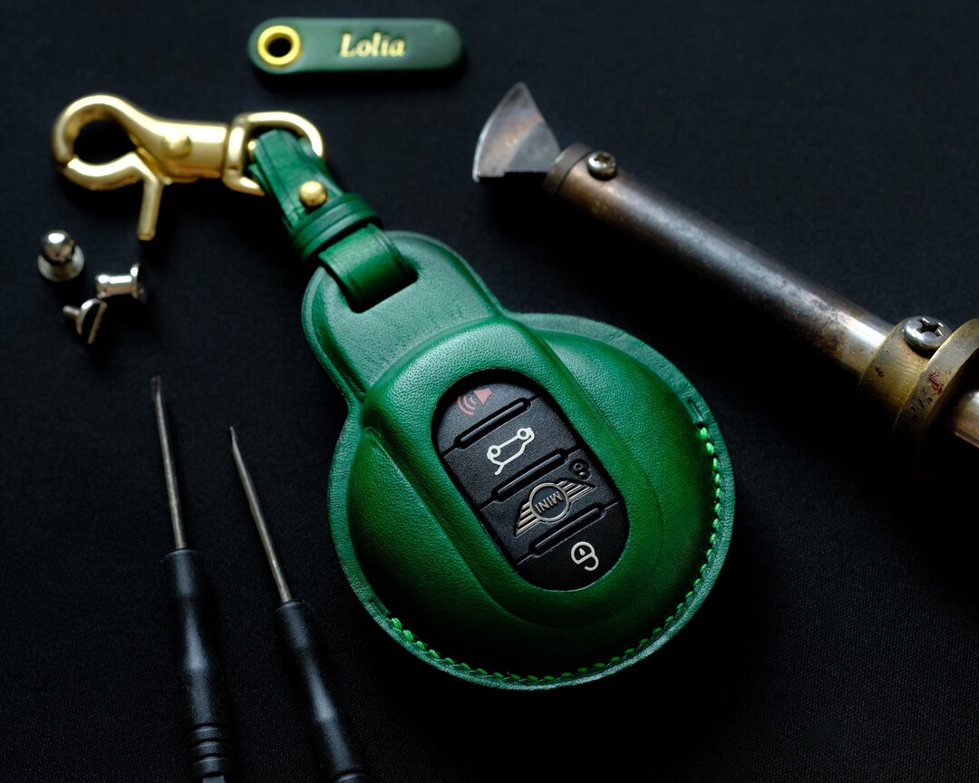 2014 2023 Mini Cooper Key Fob Cover Handcrafted Leather Etsy