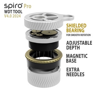 Spiro Pro - Espresso Distribution Tool | WDT Tool | Precision Design and Smooth Mechanism - 58mm