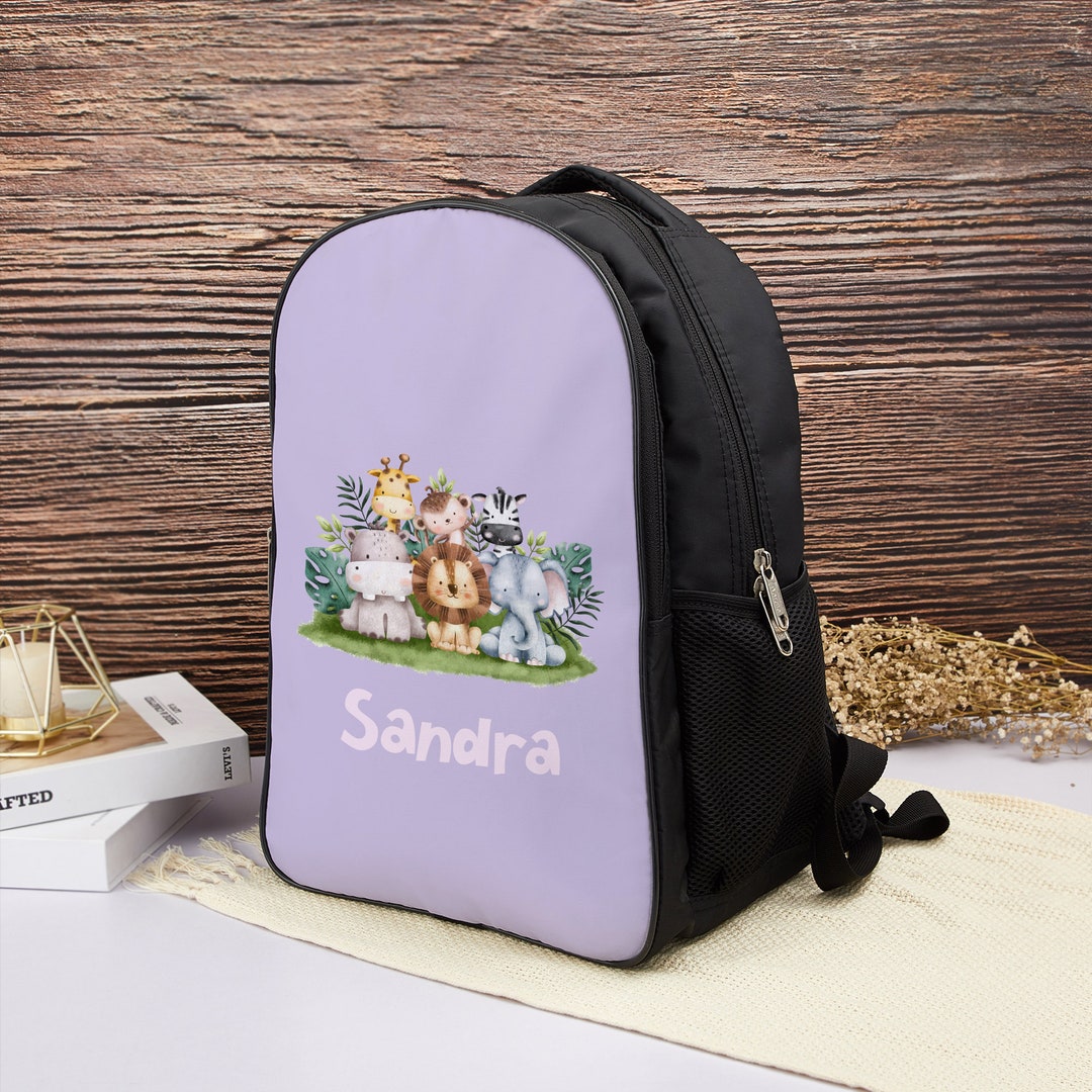 Personalized Backpack With Nameback to Schoolkids School Etsy