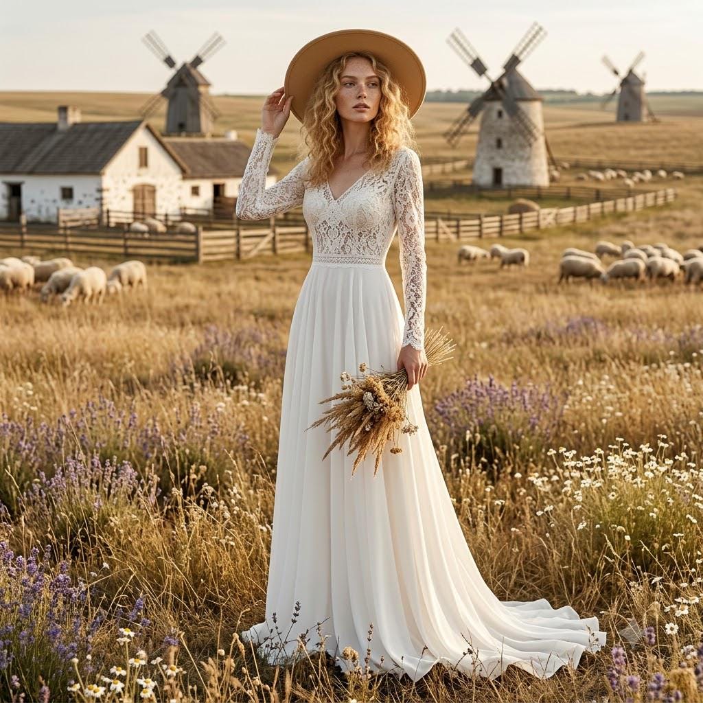 Chiffon Dress Wedding