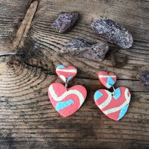 polymer clay earring