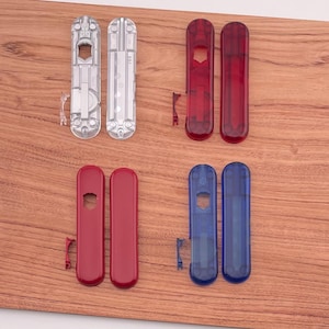 Genuine Victorinox Scales 58mm Plastic Handle Swiss Made Grips With Led Torch And Pen