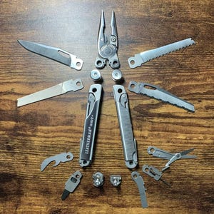 Leatherman Wave / Wave Plus / Charge Mod Replacement Parts Silver Genuine Original Pliers Saw File Screwdriver Bit Driver Can Opener Frame