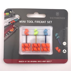 Genuine Victorinox Mini Tool FireAnt Set 4.1330.B1 Set Firesteel And Tinder