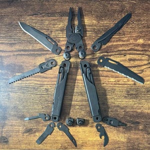 Leatherman Surge Mod Replacement Parts Black Genuine Original Pliers Saw File Screwdriver Bit Driver Can Opener Frame