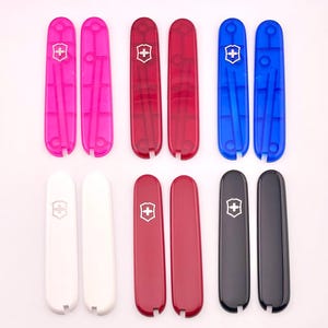 Ensemble de cure-dents 84 mm, véritable Victorinox, écailles, poignées et poignées