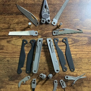 Leatherman Charge Plus / Wave / Wave Plus / Mod Replacement Parts Silver Genuine Original Pliers Saw File Screwdriver Bit Driver Can Opener