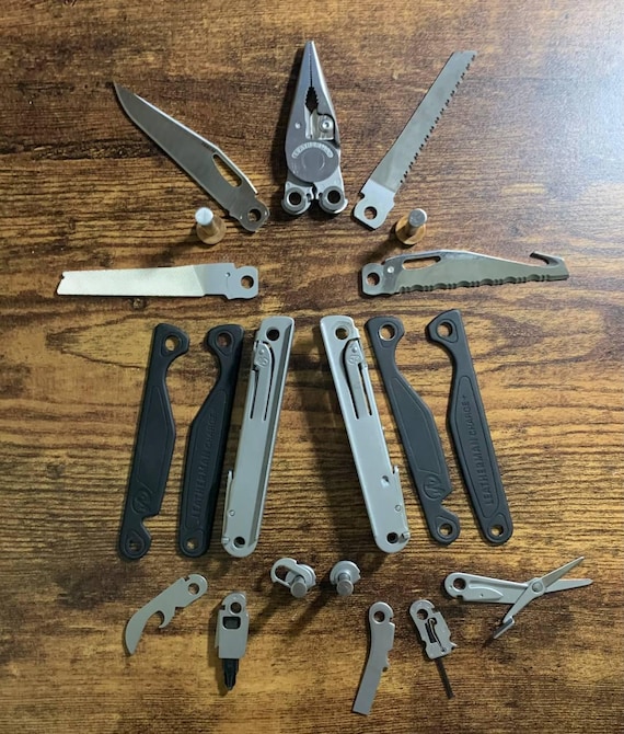 Leatherman Charge Plus Wave Wave Plus Mod Replacement Parts Silver Genuine Original Pliers Saw File Screwdriver Bit Driver Can Opener Etsy UK
