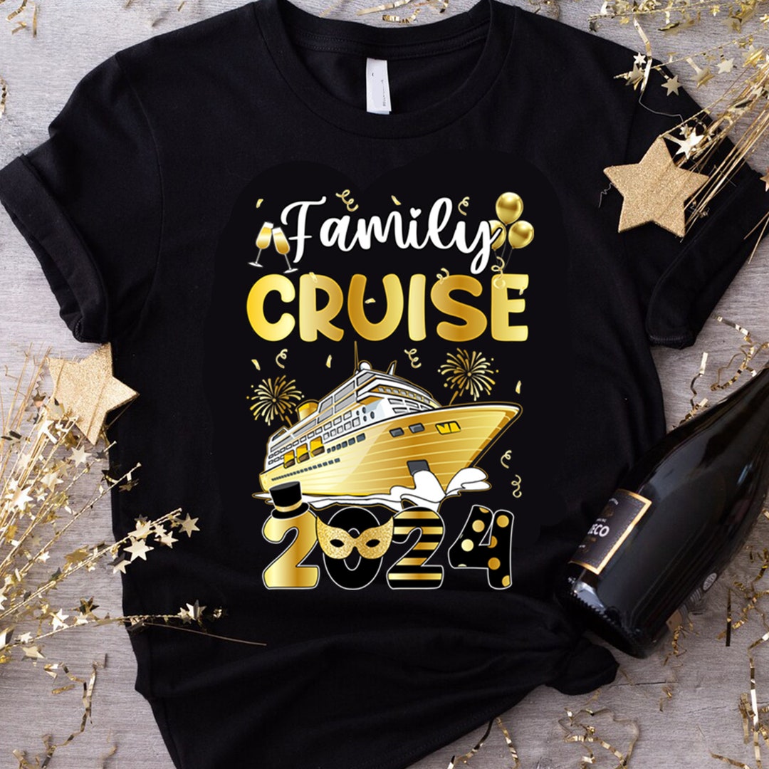 New Year Cruise 2024 Shirts Happy New Year Cruisin Crew Etsy