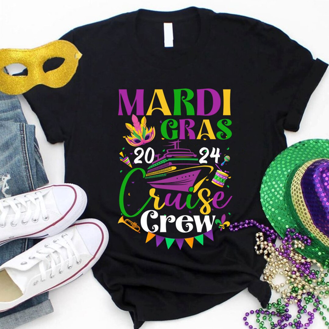 Mardi Gras Cruise Squad Shirt, Matching Family Carnival Shirt, Family ...