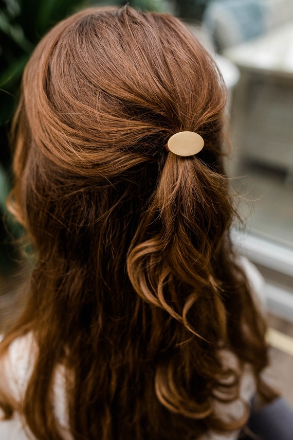 Elegant Brown Hair Clip Acetate Hair Clip Rose Brown – Tortoiseshell Hair Clip  main image 4