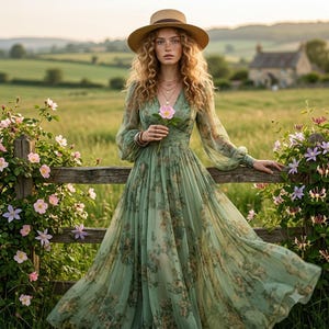 boho dress etsy Chiffon flowy gypsy boho dresses