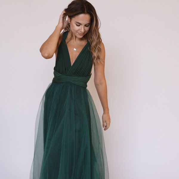 Emerald Green Bridesmaid Dress Etsy