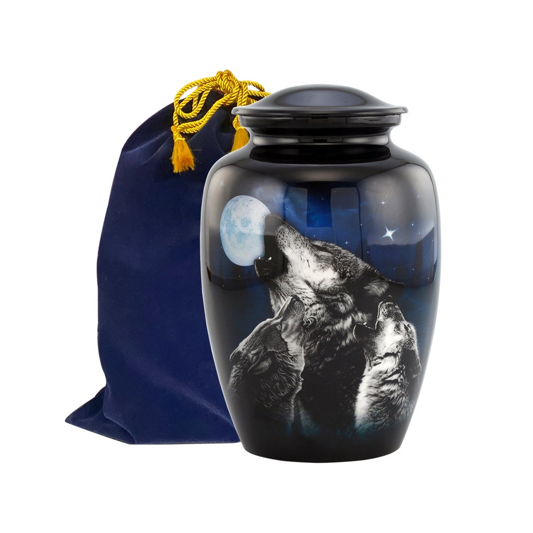 Wolf Urn, Adult Cremation Urns For Ashes- Adult Classic 3