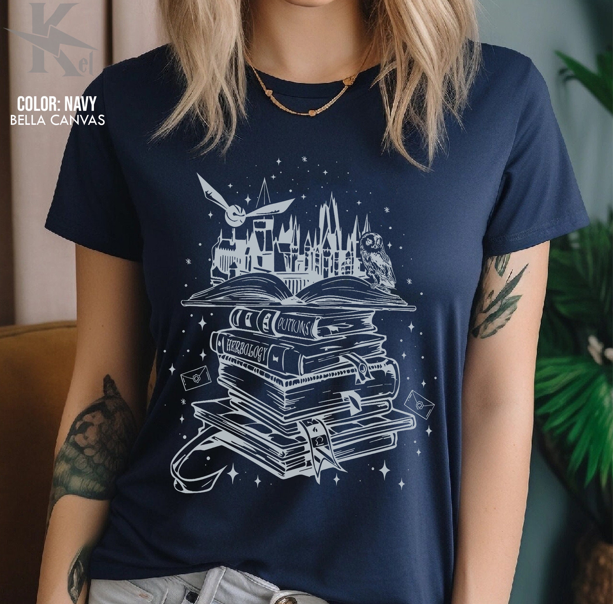 Hogwarts Castle Book Comfort Colors Shirt Wizard Castle - Etsy