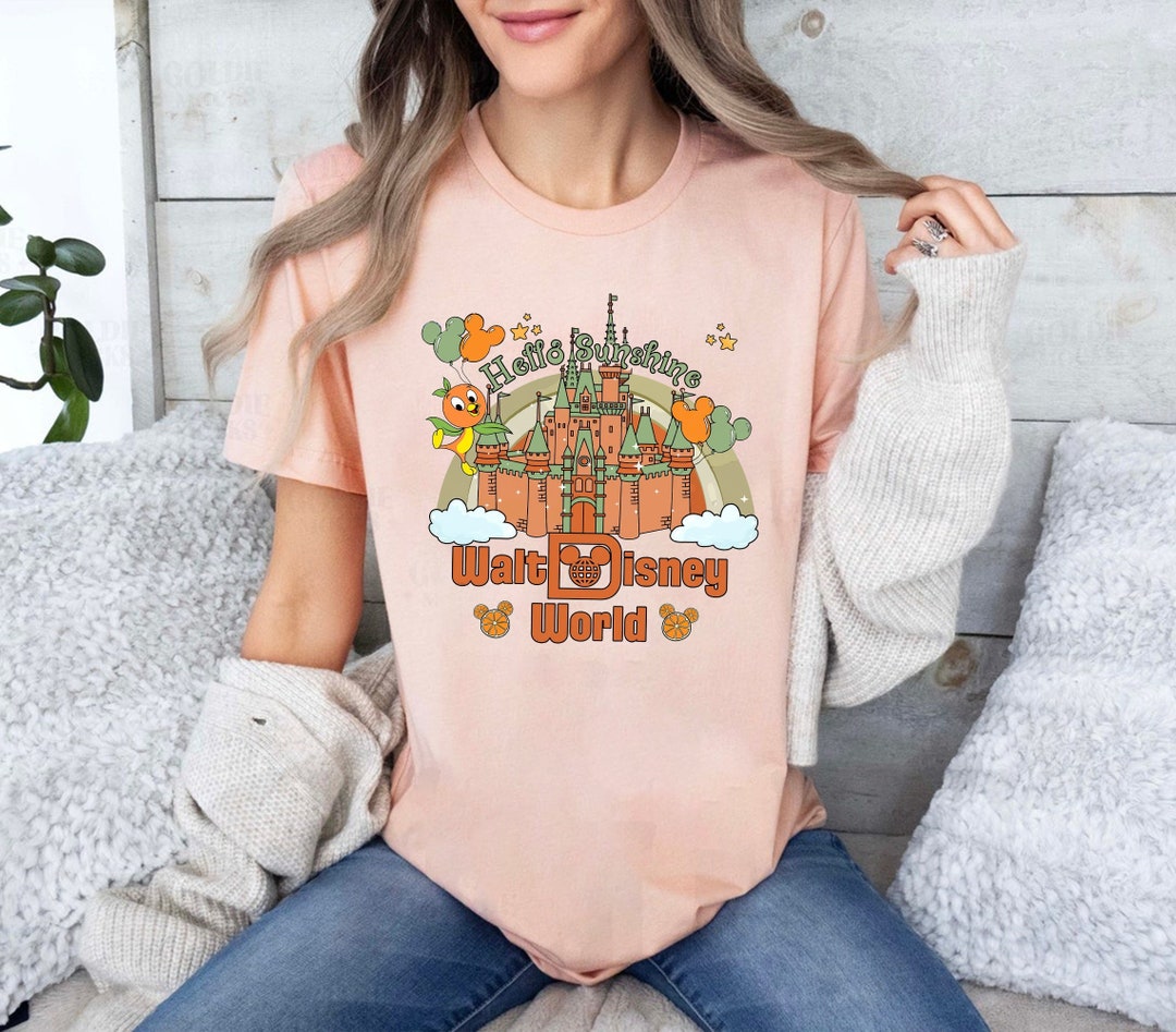 Disney Orange Bird Hello Sunshine Wald Disney World Shirt, Orange Bird