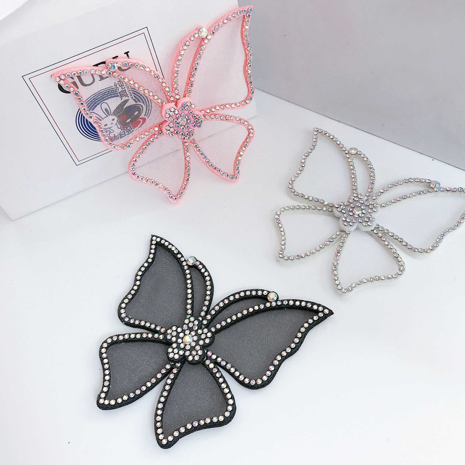 Rhinestone Shoe Clipbutterfly Bridal Shoe Clipbow Wedding Etsy