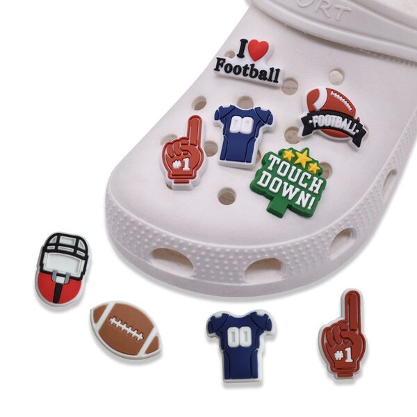 Football Team Jibbitz Etsy