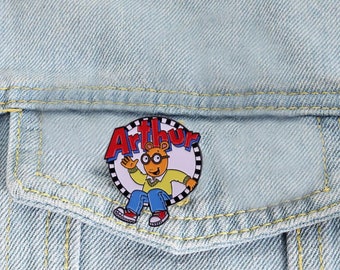 Usher Enamel Pin Childhood Nostalgic Comics Inspired Badge