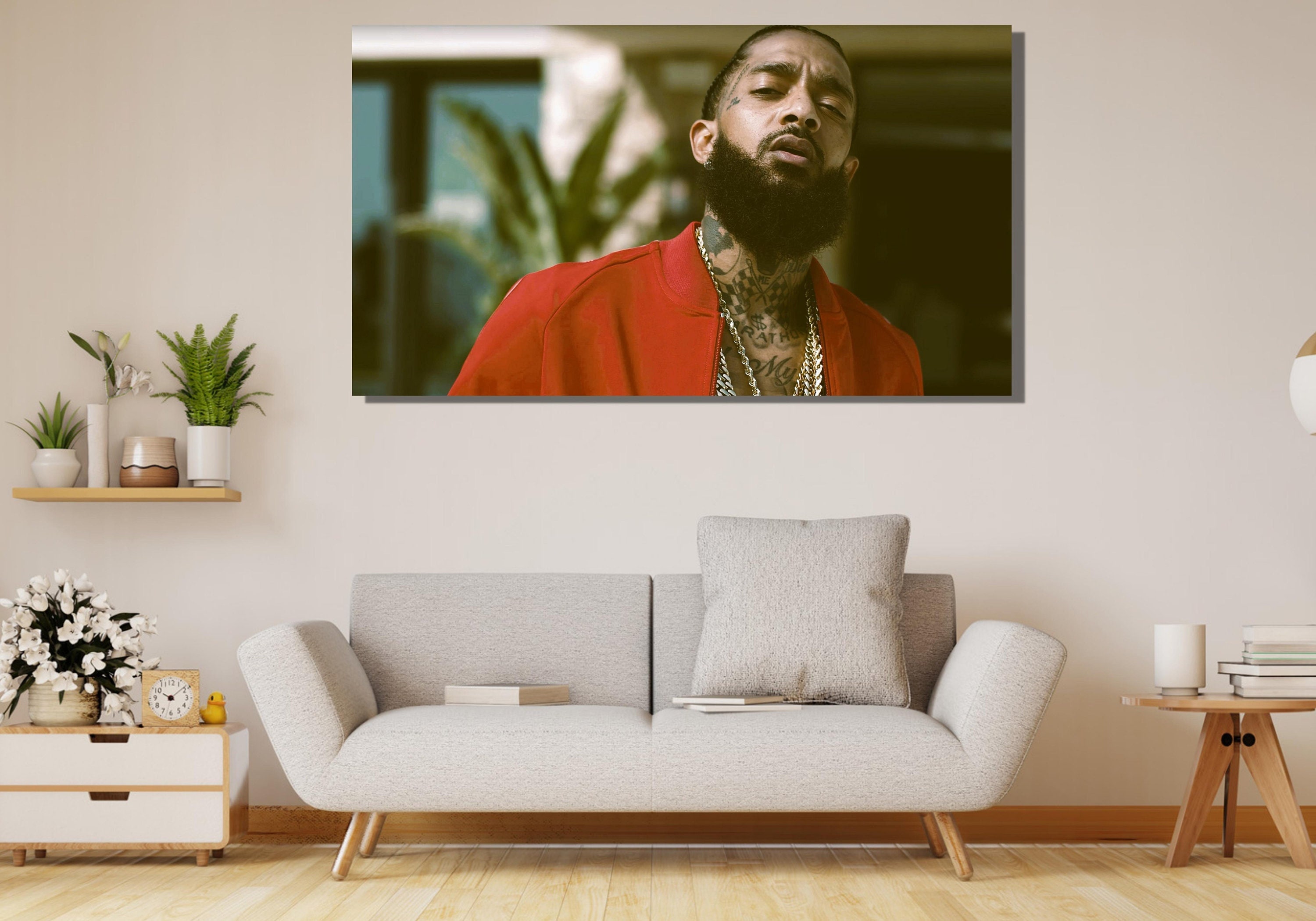 Nipsey Hussle American Rapper Canvas Wall Art, Decoration,nipsey Hussle