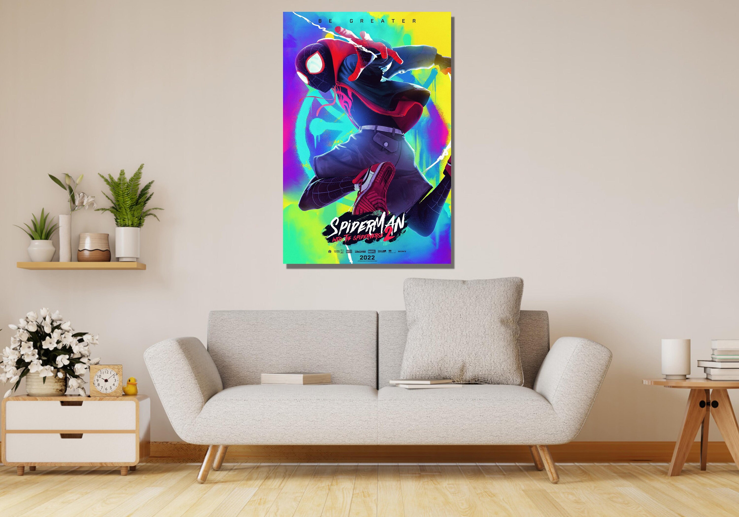 Spiderman Poster Art,spiderman Wall Room Man Cave Art Decor