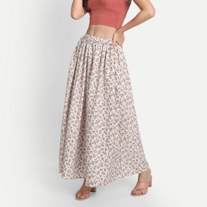 Flowy Skirt, Floral Skirts, Skirts for Women, Maxi Skirts for Women, Long Skirts, Ladies Skirts, Women Skirt, Tiered Skirt, Modern Skirt. image 1